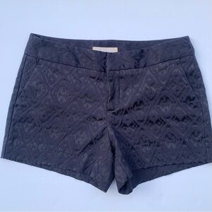 Banana Republic Jacquard Navy Dress Shorts Navy Size 2